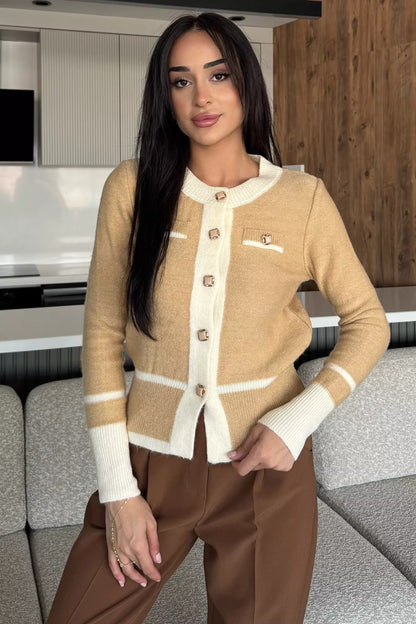 Sahte Cepli Triko Hırka