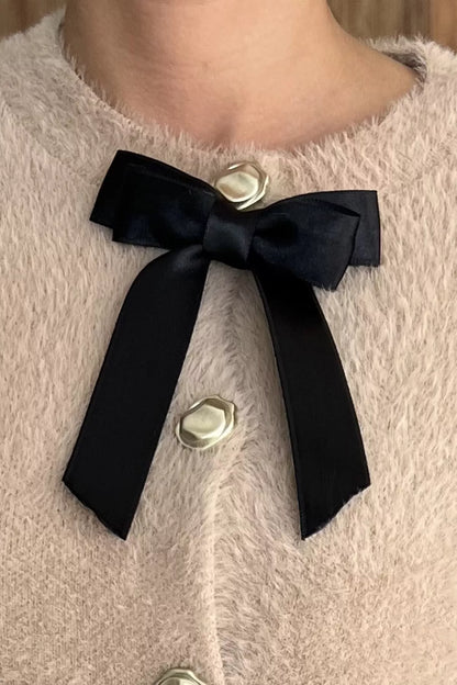 Ön Fiyonklu Sakallı Triko Ceket