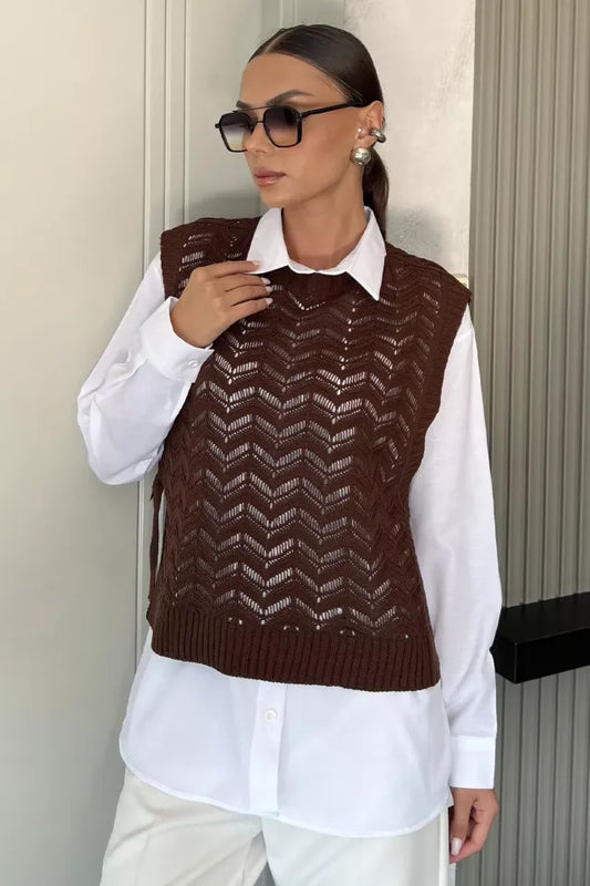 Gömlek Kombinli Triko Süveter