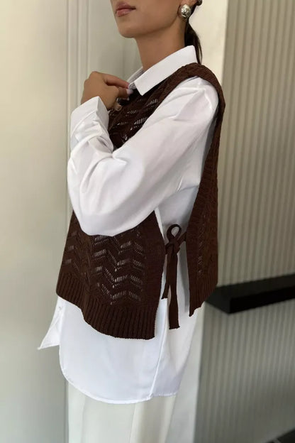 Gömlek Kombinli Triko Süveter