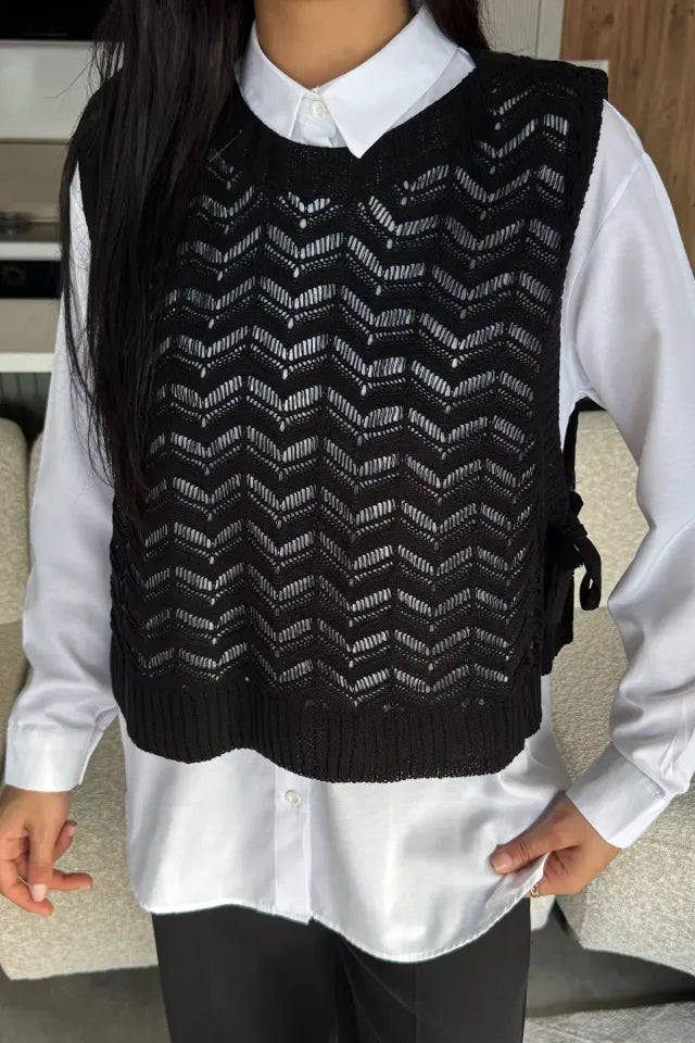 Gömlek Kombinli Triko Süveter