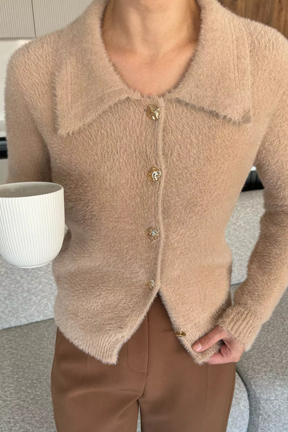 Kadın Yumoş İplik Triko Ceket