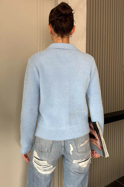 Kadın Yumoş İplik Triko Ceket